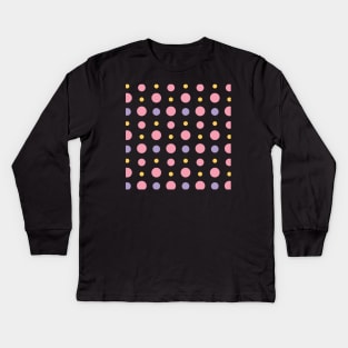 polkadot colorful Kids Long Sleeve T-Shirt